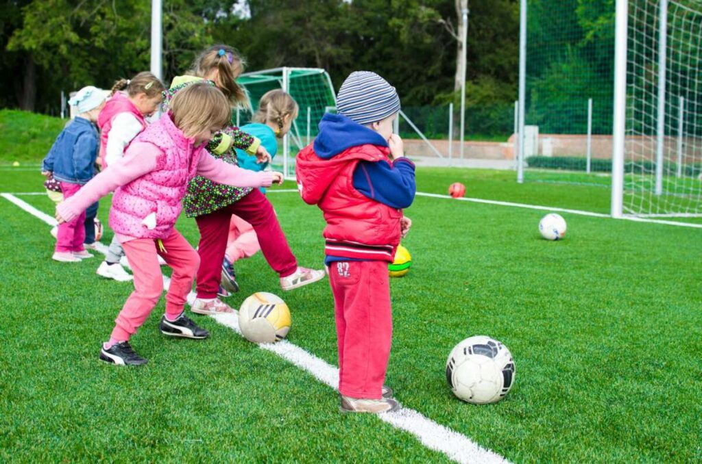 Fostering Creativity Over Social Media Obsession in Children - Toddler Playing Soccer