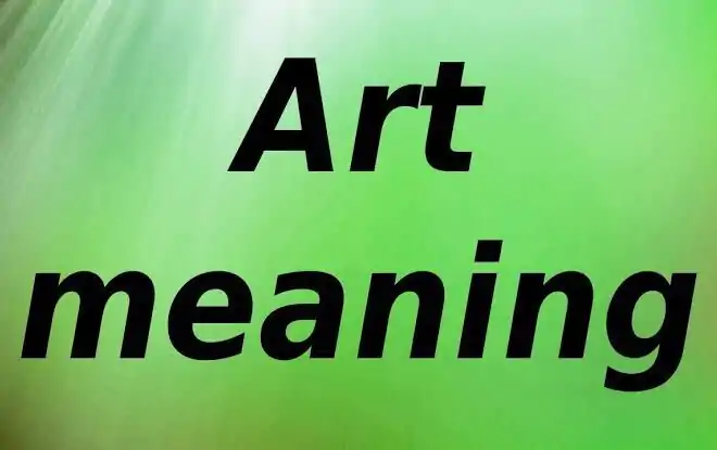 Meaning of art,Lesson Plan